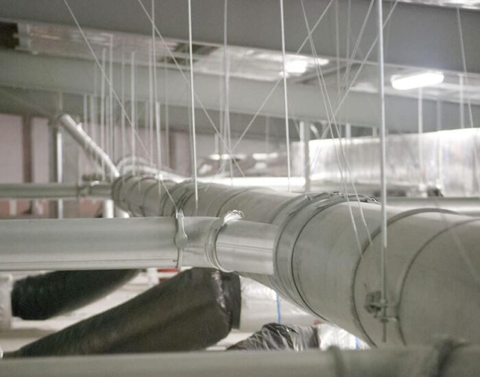 Galvanised steel modular ducting systems